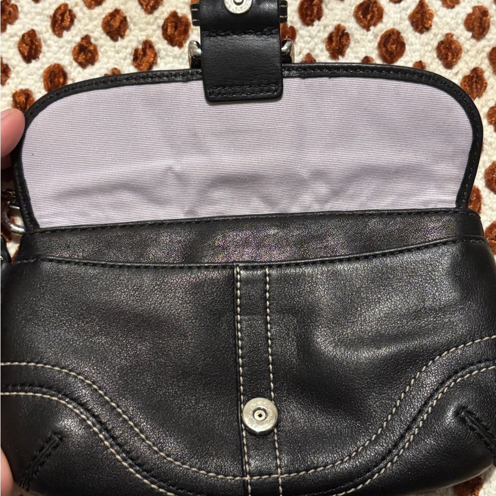Coach Soho Buckle wristlet black leather - Picture 5 of 7